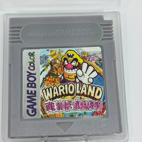 Wario Land The Shake Dimension Game Boy Color cartridge like new