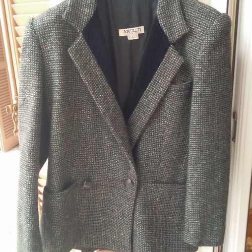 Mariella Burani Amuleti vintage jacket used, black, size M