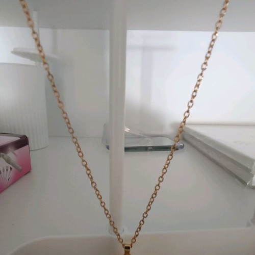 Mataki necklace like new, 23 cm length, gold color