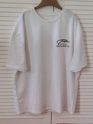 T-shirt overside αντρικό XXL καινούργιο, στυλ Japanese streetwear
