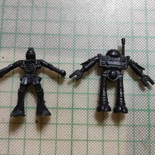 Mini Arco Rogun Robots 80s vintage, like new, set of 2