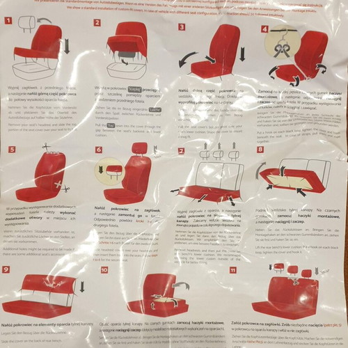 Pok Ter Seat Covers for Seat Arona made of leatherette like new