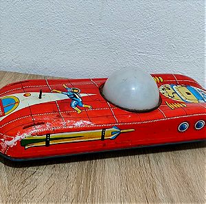 Vintage Τσίγκινο Παιχνίδι Αυτοκίνητο INTERKOSMOSZ LEMEZ