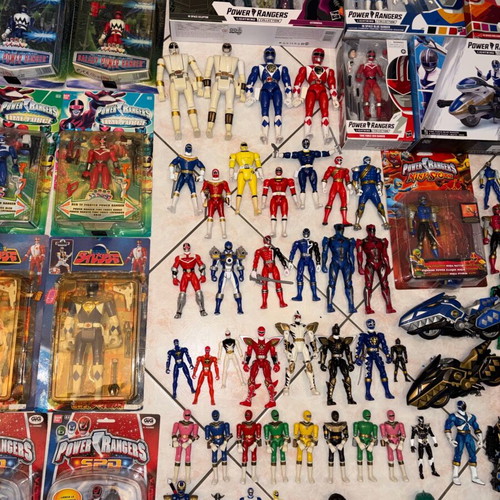 Power Ranger action figures used, lot bundle with all