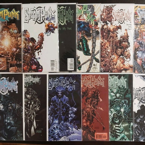 Steampunk comic series 13 issues like new