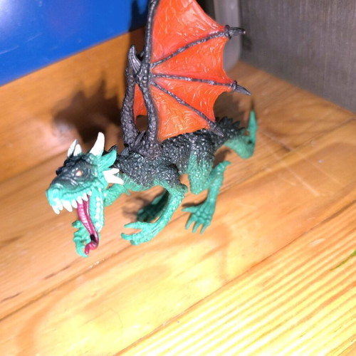 Chap Mei Green Winged Dragon figure like new