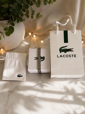 Lacoste silver bracelet