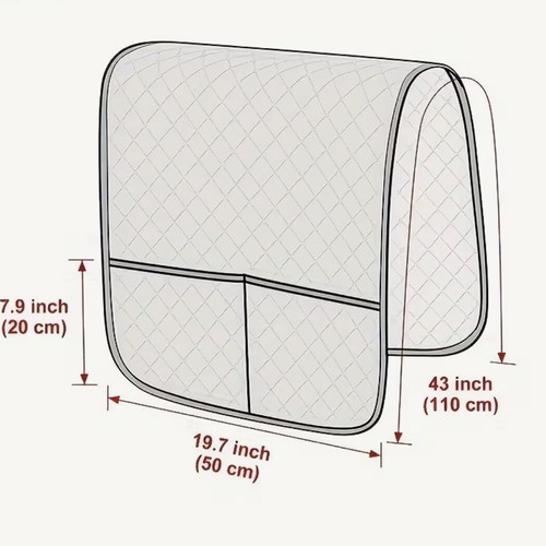 Sofa armrest organizer case like new, dark gray
