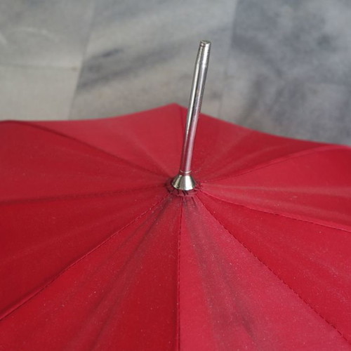 Betty Barclay red umbrella with automatic opening used