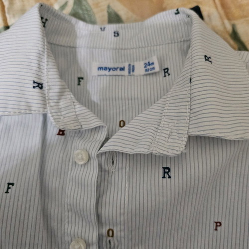 Mayoral toddler shirt and pants set blue new for 24 months