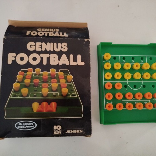 Vintage Genius Football board game used, strategy football