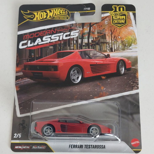 HotWheels Ferrari Testarossa Premium Modern Classics sealed