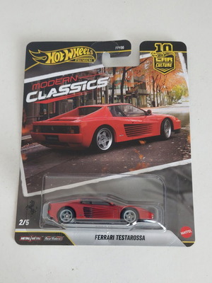 HotWheels Ferrari Testarossa Premium Modern Classics σφραγισμένο