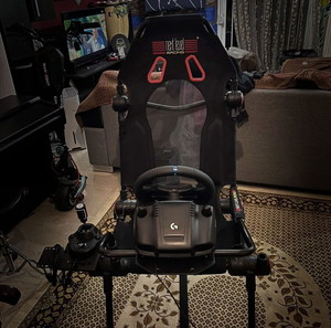 Logitech G923-NEXT LEVEL RACING FGT LITE rig-Logitech Shifter full modding