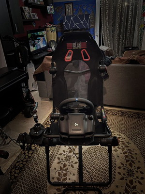 Logitech G923-NEXT LEVEL RACING FGT LITE rig-Logitech Shifter full modding