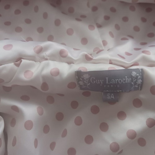Guy Laroche kids jacket like new, pink with hood and zipper