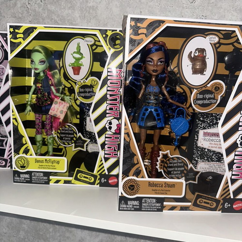 Monster High dolls Venus and Robecca G1 new, set of two