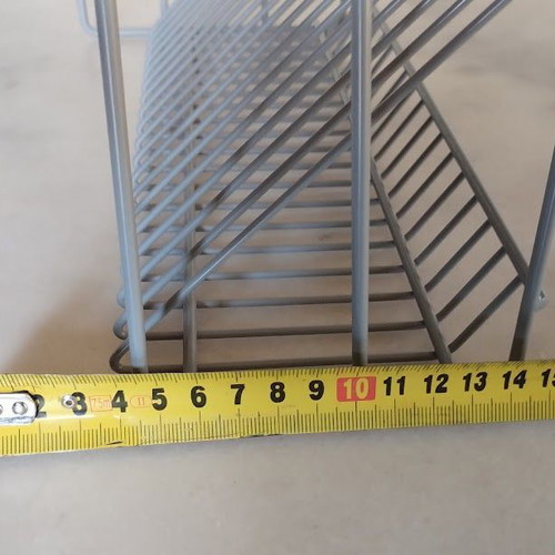 Metal CD Stand rack like new, holds 20 cases