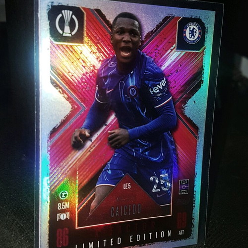 Moices Caicedo Limited Edition Topps Match Attax 2024 like new