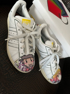 Adidas Superstar αθλητικό παπούτσι μεταχειρισμένο, μέγεθος 37,5, άσπρο