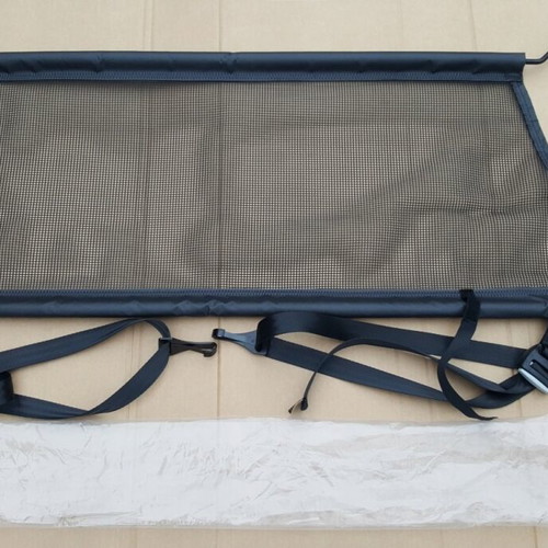 Car Trunk Safety Net like new, half-height with leather straps