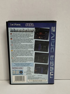 Bloodshot Sega Mega Drive PAL game CIB