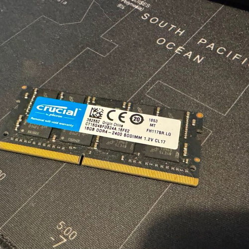 Crucial 16GB DDR4 2400 SODIMM RAM