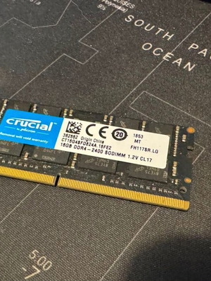 Crucial 16GB DDR4 2400 SODIMM RAM
