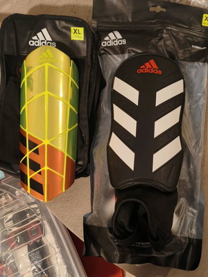 Adidas shin guards genuine new, pack