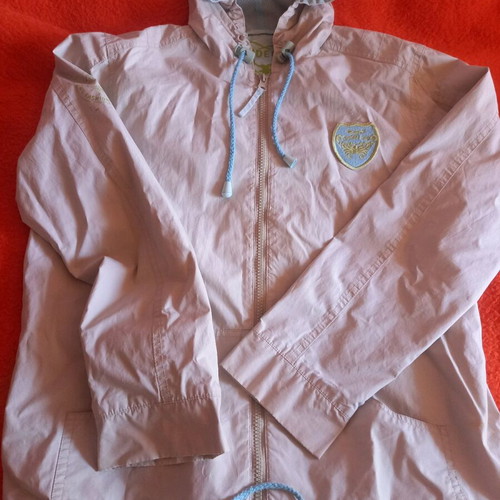 Jackett thin windbreaker like new, beige/blue