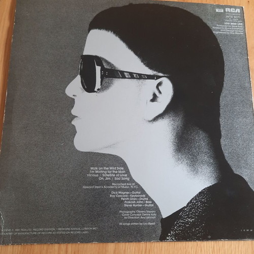 Lou Reed Live βινύλιο μεταχειρισμένο, pop