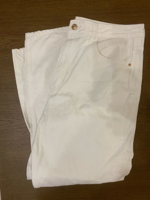 Zara ψηλόμεσο τζιν λευκο