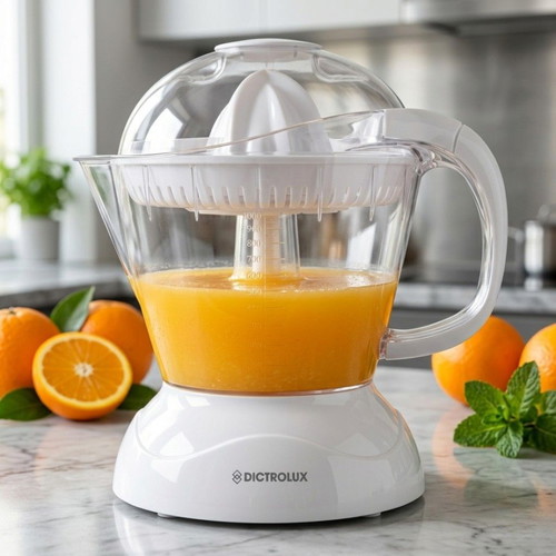 Dictrolux Electric Juicer 40W with 1L Jug, Push&Go System and Pulp Selector