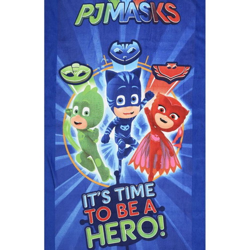PJ Masks "Time to be a Hero" children's beach towel new
