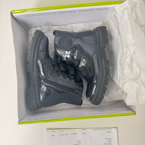 Primigi boots used, black and neon pink, size 29