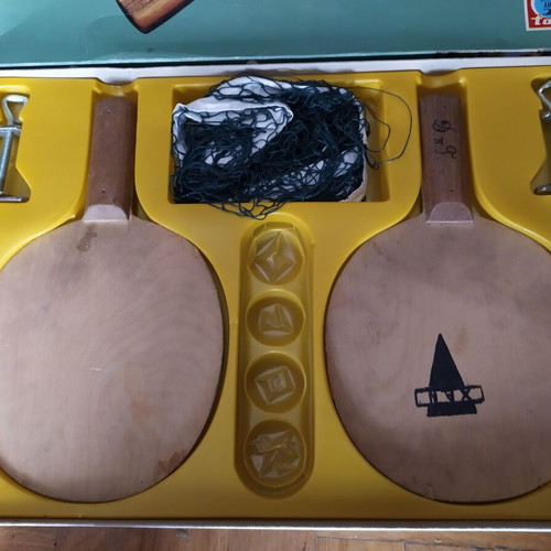 Ping-Pong Set 70s by Alfa Toys new