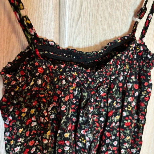 Women's one-piece used multicolor with elastic waist and legs