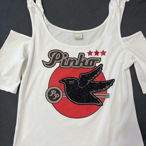 Pinko original t-shirt like new, white, size S
