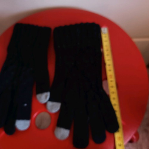Doca gloves like new, black and grey
