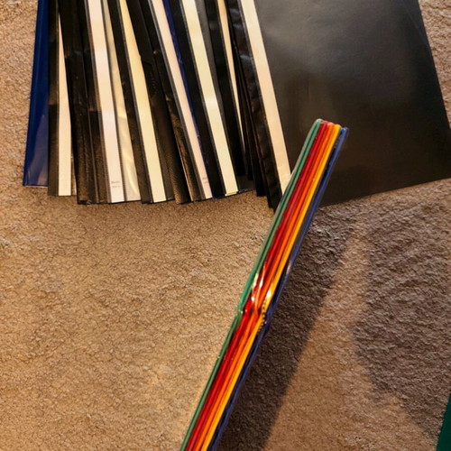 Stationery pack new with 300 sleeves, 20 binders, 5 folders