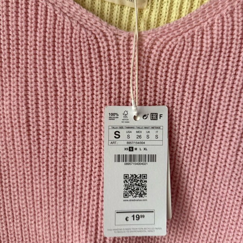 Stradivarius women's knitted sweater new, multicolor, size S