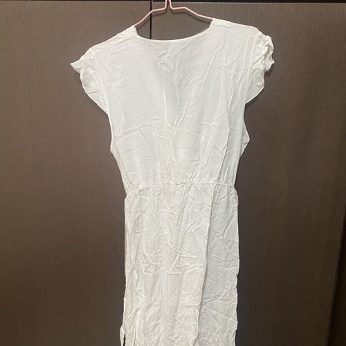 Dress with strap, white, like new, size S