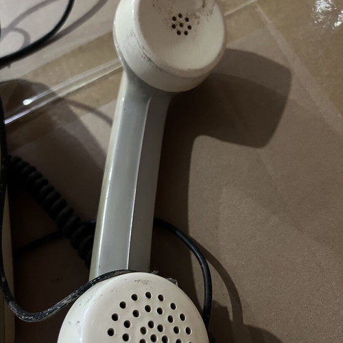 Old home phone used, corded
