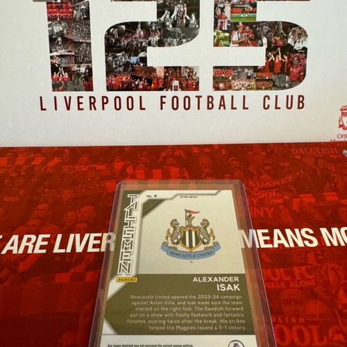Panini Soccer EPL Prizm Talismen Silver Alexander Isak Newcastle United new