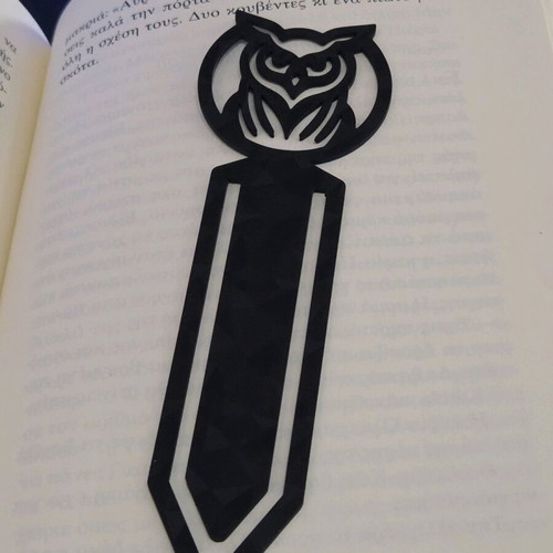 Owl bookmark new 3D printed
