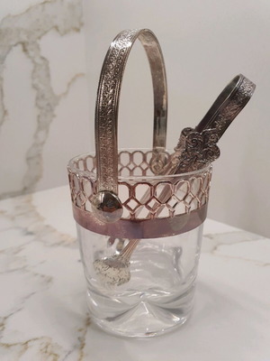 Vintage ice bucket used