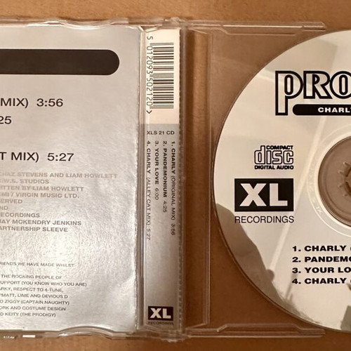 The Prodigy Charly EP single 1991 used, electronic