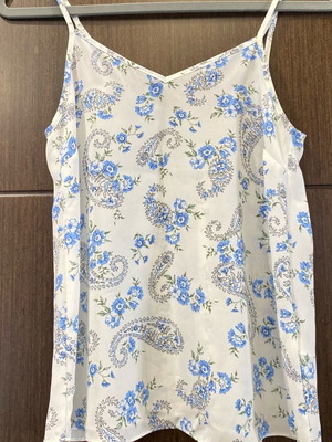 Primark sleeveless top new with adjustable straps and pattern