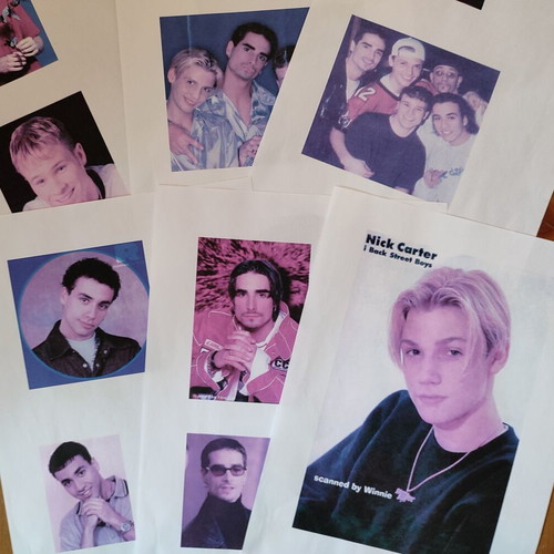 Backstreet Boys 90s photos like new, pack of 6 A4 prints