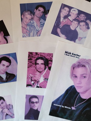 Backstreet Boys 90s photos like new, pack of 6 A4 prints